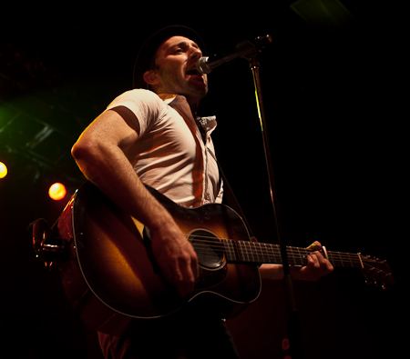 Archive photograph for Mat Kearney with Vedera Friday, October 30th at the Knitting Factory